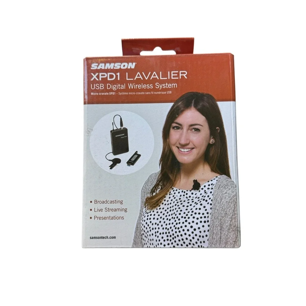 Samson‎ XPD1 Lavalier USB Digital Wireless Microphone System New Open Box